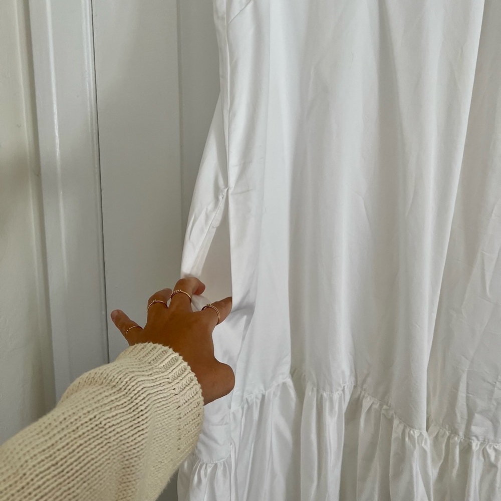 White Midi Dress - Picture 2 of 3